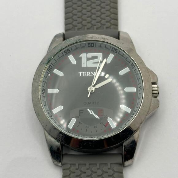 Silver & Gray Terner Men's Watch - Picture 2 of 4
